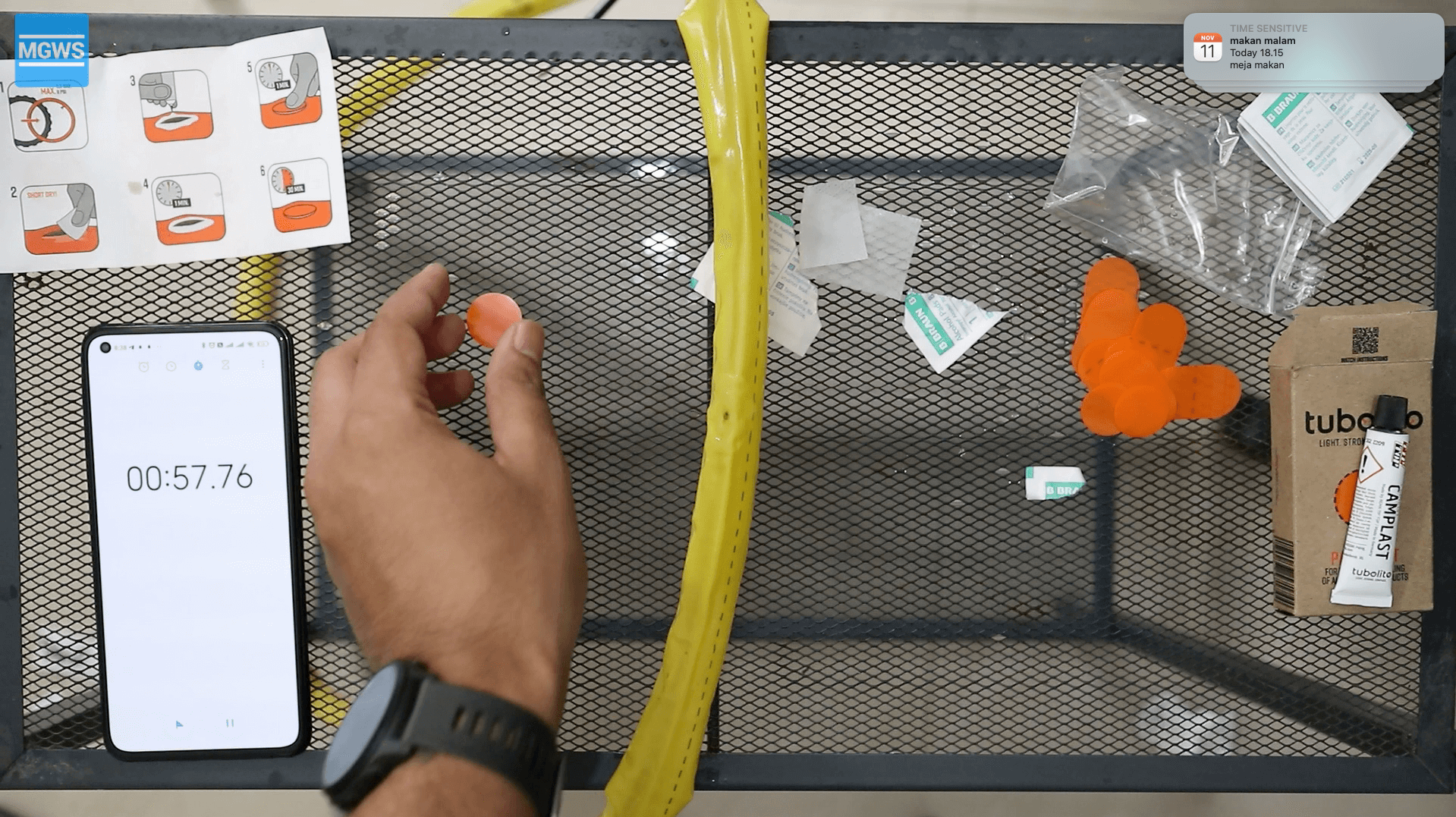 Kami Menambal Inner Tube TPU dengan Tubolito Patch Kit dan Berikut Ceritanya