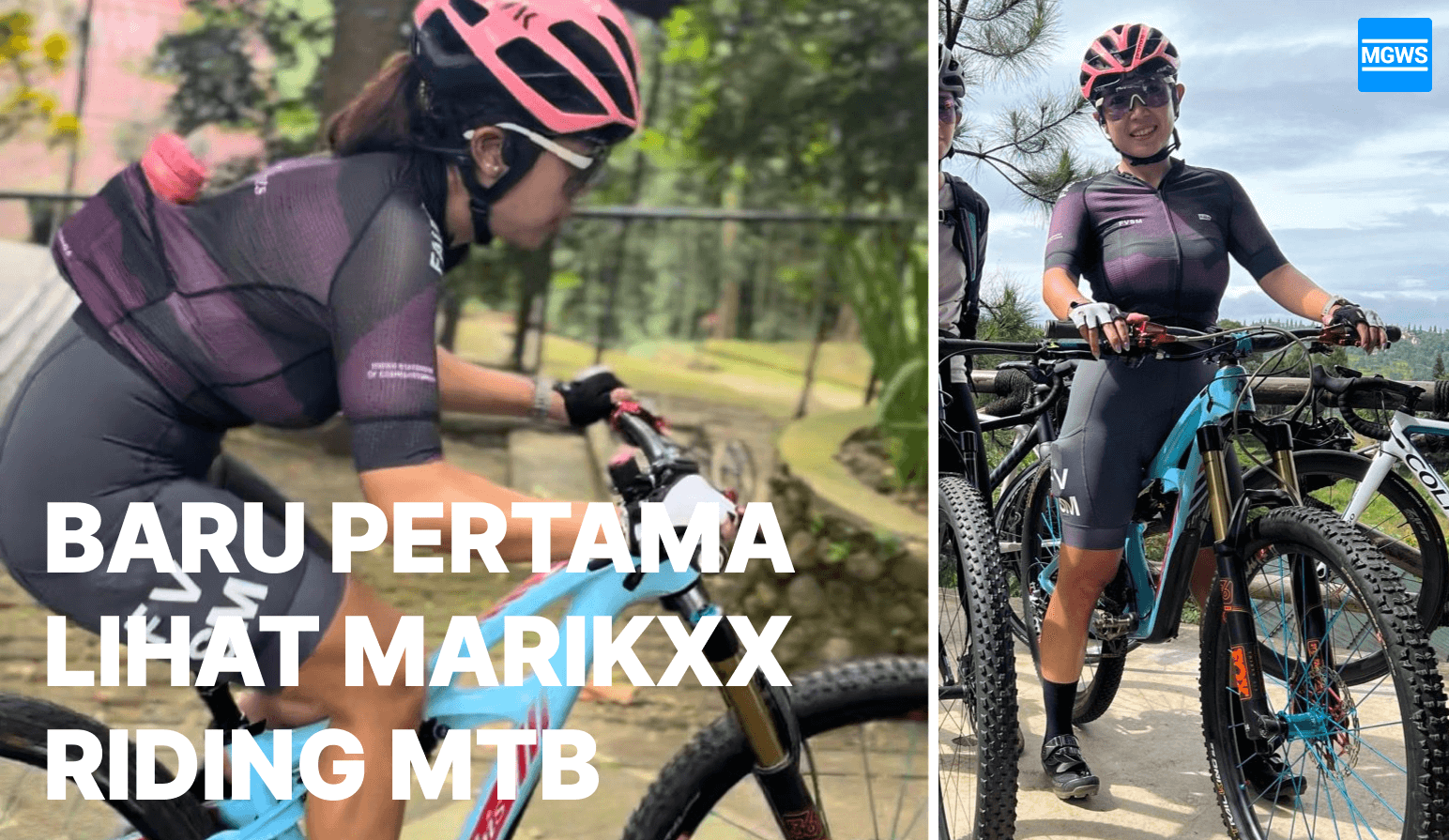 Baru Pertama Lihat Marika Nurmagita aka Marikxx Riding MTB